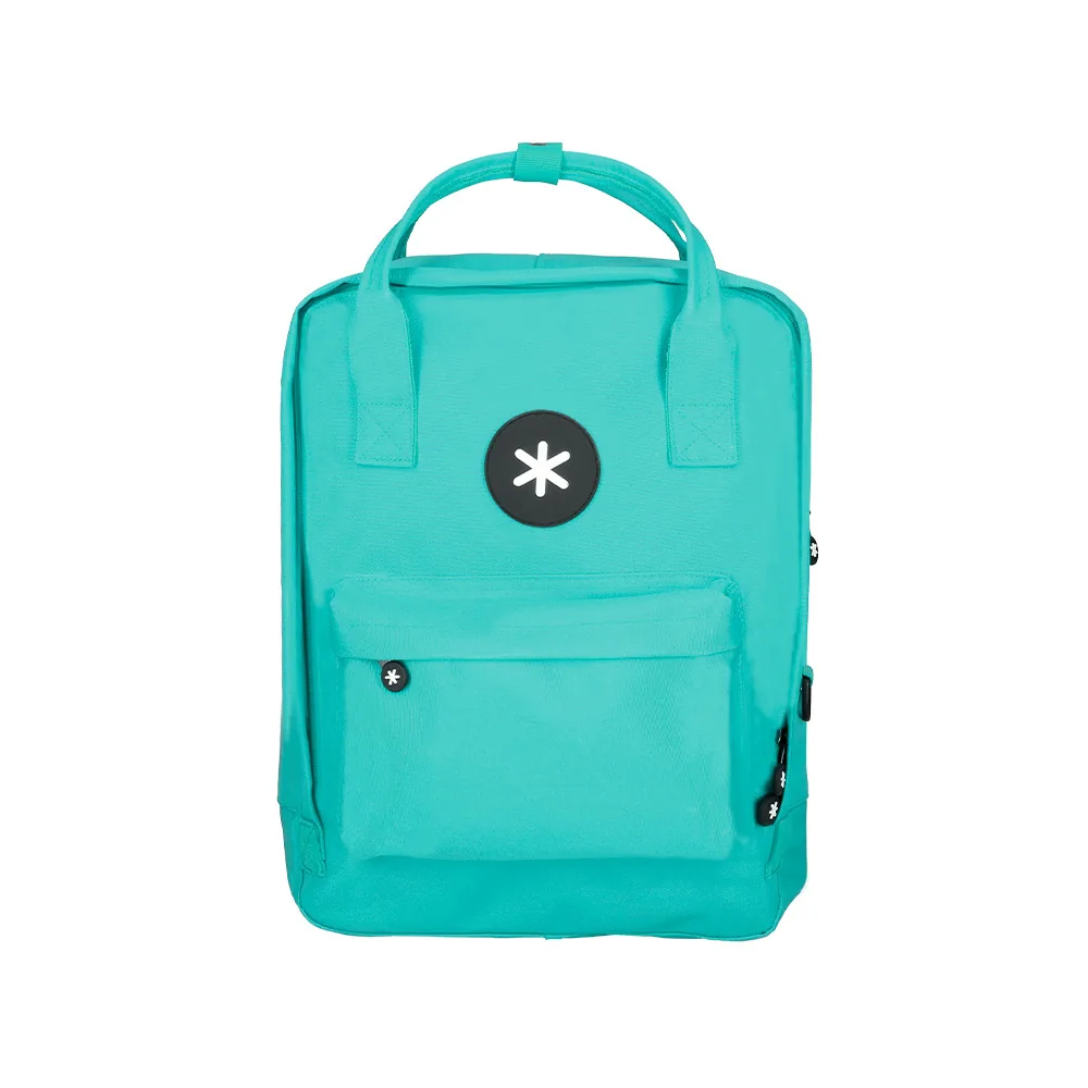 Mochila Antartik 2 Asas y Bolsillos Exteriores Menta 300X115X390 MM