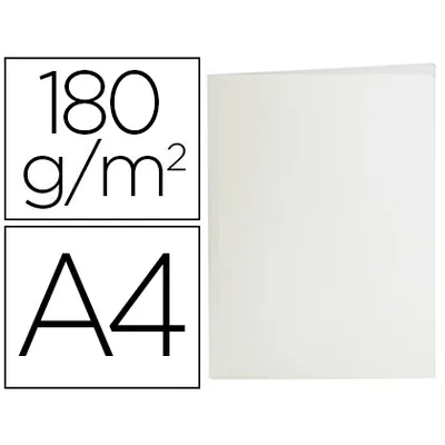 LIDERPAPEL Subcarpeta Liderpapel DIN A4 Blanco 180G/M2