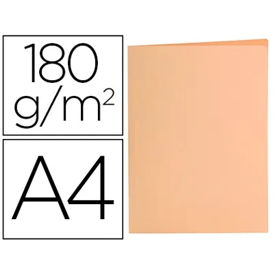 LIDERPAPEL Subcarpeta Liderpapel DIN A4 Naranja Pastel 180G/M2