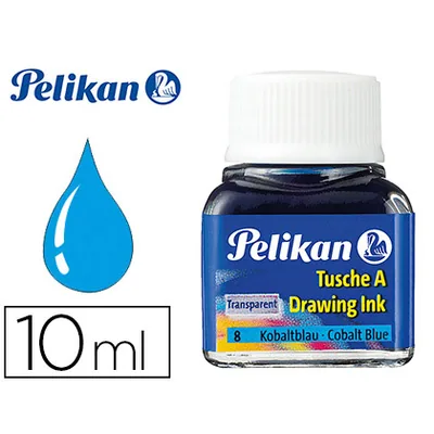 PELIKAN Tinta China Pelikan Azul Cobalto Bote de 10 ML