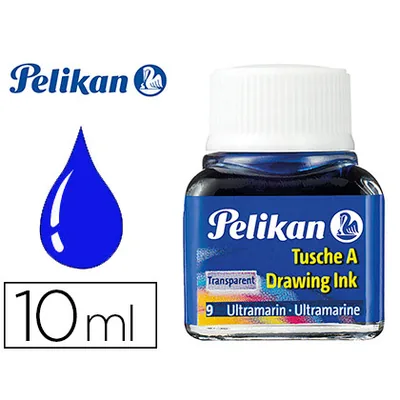 PELIKAN Tinta China Pelikan Azul Ultramar Bote de 10 ML