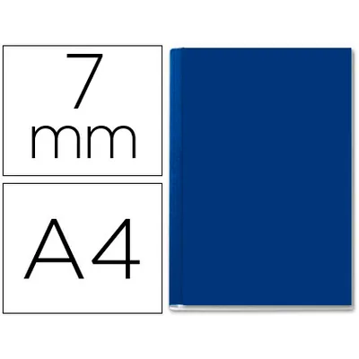 LEITZ Tapa de Encuadernacion Impress Bind Rigida 35567 Azul Lomo a Capacidad 36/70 Hojas
