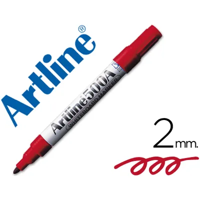 ARTLINE Rotulador Artline Pizarra EK-500 Rojo Punta Redonda 2 MM Recargable