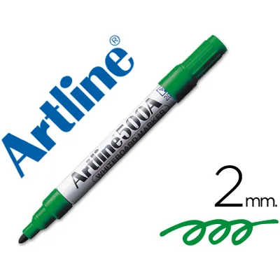 ARTLINE Rotulador Artline Pizarra EK-500 Verde Punta Redonda 2 MM Recargable