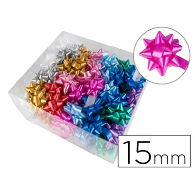 FANTA Lazo Fantasia Liderpapel 15 MM Caja de 100 Unidades Colores Surtidos