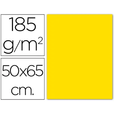 GUARRO Cartulina Guarro Gualda 50X65 CM 185 GR