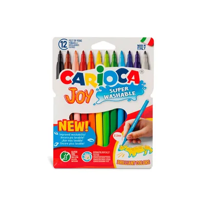 CARIOCA Rotulador Carioca Joy Caja de 12 Unidades Colores Surtidos