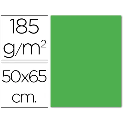 GUARRO Cartulina Guarro Verde Manzana 50X65 CM 185 GR