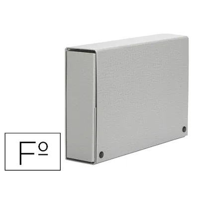 PARDO Carpeta Proyectos Pardo Folio Lomo 120 MM Carton Forrado Gris con Broche