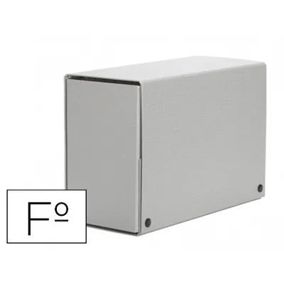 PARDO Carpeta Proyectos Pardo Folio Lomo 150 MM Carton Forrado Gris con Broche