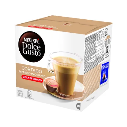 Cafe Dolce Gusto Cortado Descafeinado Caja Monodosis de 16 Unidades