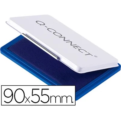 Q-CONNECT Tampon Q-Connect Nº3 90X55 MM Azul