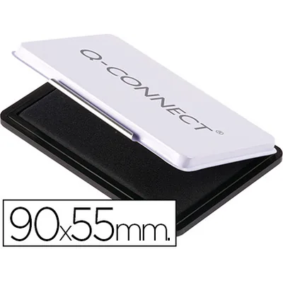 Q-CONNECT Tampon Q-Connect Nº3 90X55 MM Negro