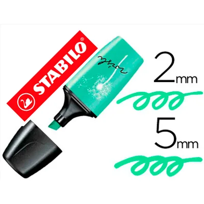 STABILO Rotulador Stabilo Boss Mini Pastel Love Pizca de Menta