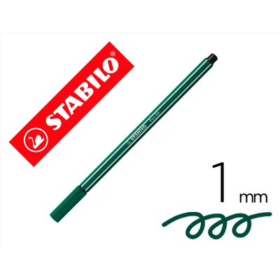 STABILO Rotulador Stabilo Acuarelable Pen 68 Azul Verdoso Punta Gruesa 1MM