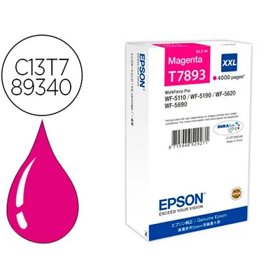 EPSON Ink-jet Epson T7893XXL WF-5110 / 5190 / 5620 / 5690 Magenta Alta Capacidad