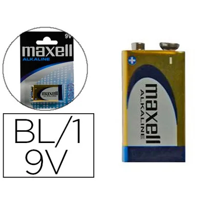 MAXELL Pila Maxell Alcalina 9V LR09 Blister de 1 Unidad