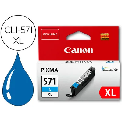 CANON Ink-jet Canon CLI-571XL Pixma MG6852 / TS6050 / TS8050 Cian 500 Pag