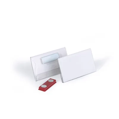 DURABLE Identificador con Iman Durable Horizontal Pvc 40X75 MM