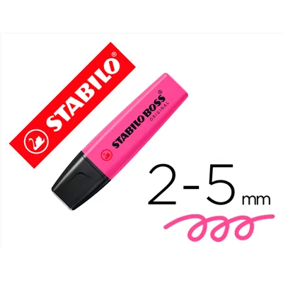 STABILO Rotulador Stabilo Boss Fluorescente 70 Magenta