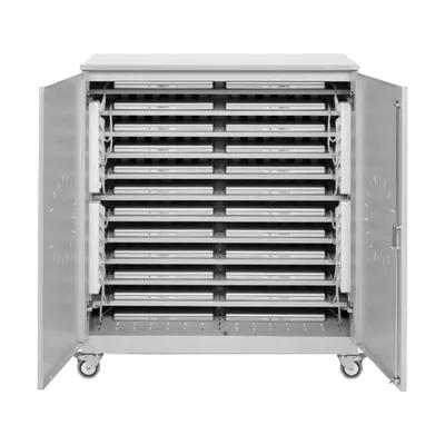 IORDER Armario Metalico Iorder con Ruedas para Almacenamiento y Carga 24/36 Portatiles/netbooks Color