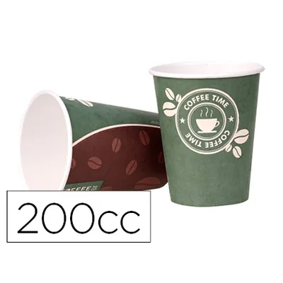 BLANCA Vaso Termico Carton 200 Cc Paquete de 50 Unidades