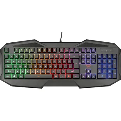 TRUST Teclado Trust Gxt 830-RW Avonn Gaming Iluminacion Rainbow Usb 2.0 Cable 1,4 M