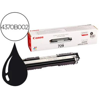 CANON Toner Canon 729 Bk I-sensys LBP7010C / LBP7018C Negro 1.200 Pag