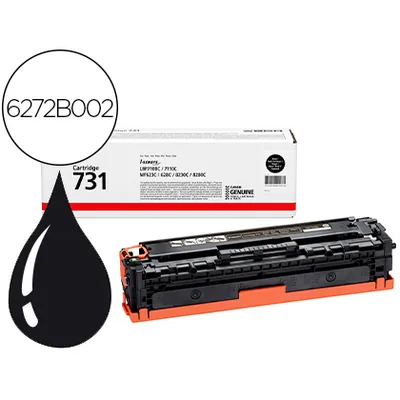 CANON Toner Canon 731 Bk I-sensys LBP7100CN / LBP7110CW / MF623CN / MF628CW / MF8230CN / MF8280CW Negro 1500 Pag