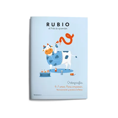 RUBIO Cuaderno Rubio Ortografia 6-7 Años para Empezar