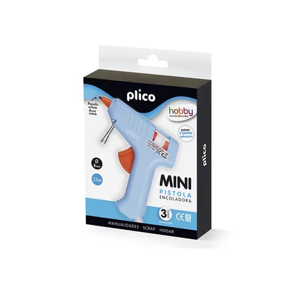 PLICO Pistola de Silicona Caliente Mini Plico 25 W