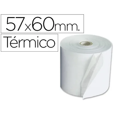 EXACOMPTA Rollo Sumadora Exacompta Termico 57 MM X 60 MM 55 G/M2 Sin Bisfenol a