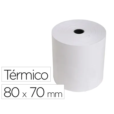 EXACOMPTA Rollo Sumadora Exacompta Termico 80 MM X 70 MM 48 G/M2 Sin Bisfenol a