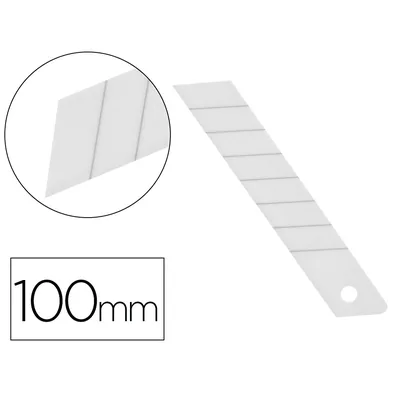 Q-CONNECT Repuesto Cuter Q-Connect Ancho para Modelos KF17106/KF14387 Cuchilla Ceramica 18 MM Blister 5 Unidades