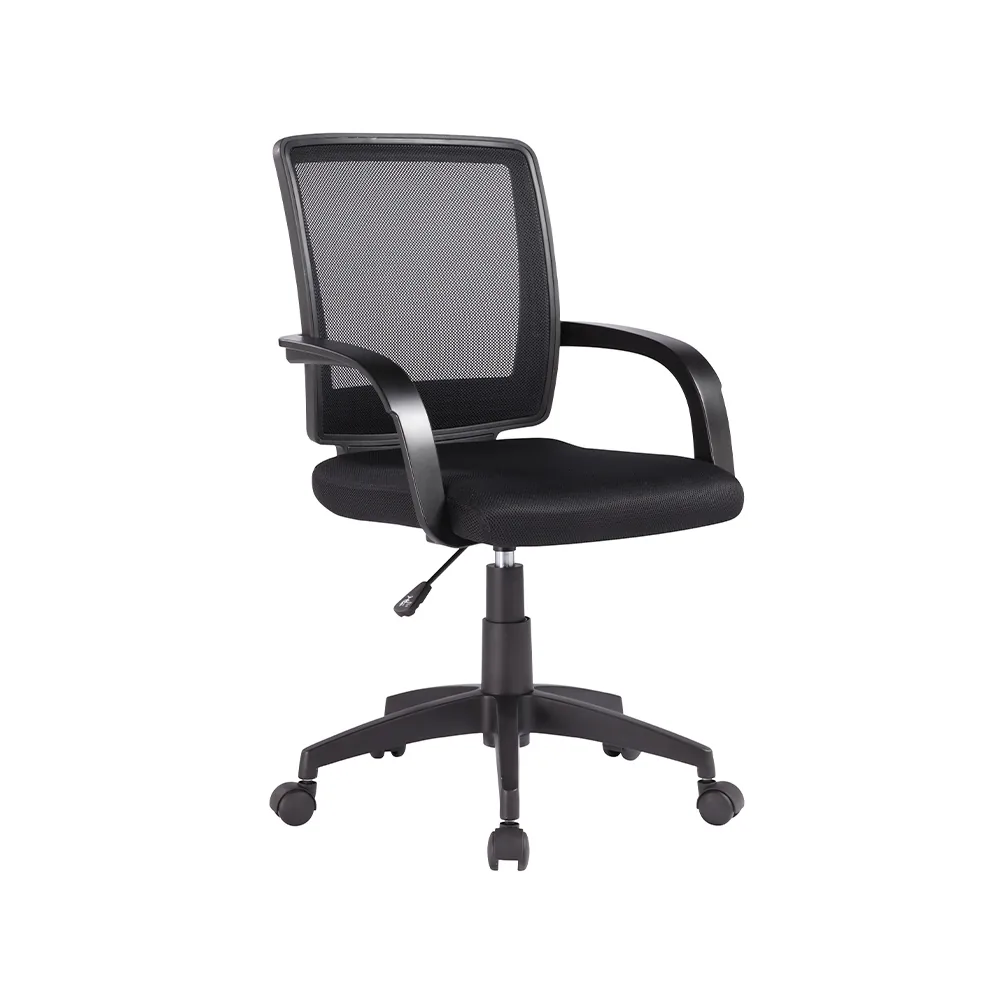 Silla Giratoria Q-Connect Respaldo Medio Regulable en Altura 900+100X560X570 MM Color Negro