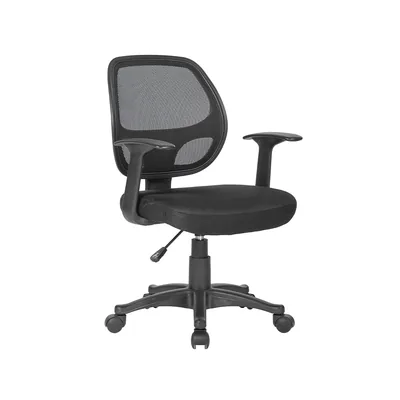Q-CONNECT Silla Giratoria Q-Connect Respaldo Medio Regulable en Altura 870+120MM Alto 550MM Ancho 590MM Profundidad