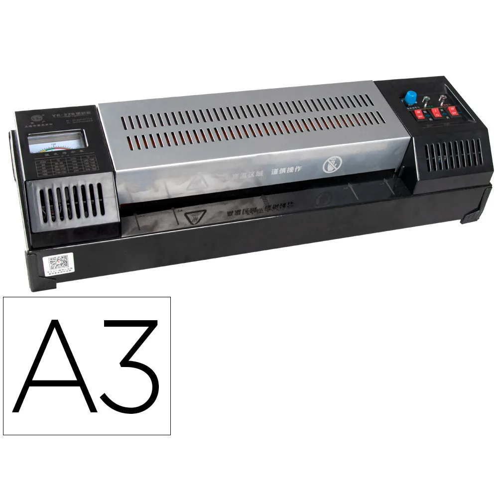 Plastificadora Q-Connect KF16918 Profesional Rugerizada Caliente DIN A3 Cuatro Rodillos Hasta 200 Mc