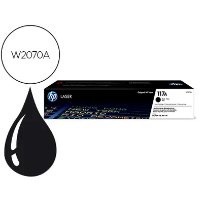HP Toner Hp 117A Laser Color 150A / 150NW / 178NW / 178NWG / 179FNW Negro 1000 Paginas