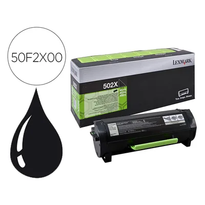 LEXMARK Toner Lexmark 502XáMS410 / MS510 / MS610 Negro 10000 Paginas
