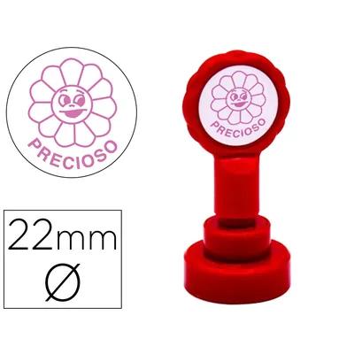 ARTLINE Sello Artline Emoticono Precioso Color Rosa 22 MM Diametro