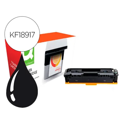 Q-CONNECT Toner Compatible Q-Connect Canon LBP611K I-sensys LBP610 Negro Alto Rendimiento 2800 Paginas