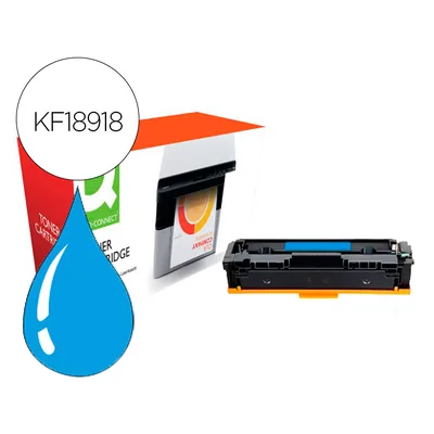 Q-CONNECT Toner Compatible Q-Connect Canon LBP611C I-sensys LBP610 Cian Alto Rendimiento 2200 Paginas