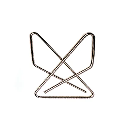 Clips Pajarita Q-Connect 65MM Niquelados Caja de 12 Unidades