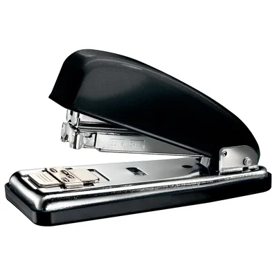PETRUS Grapadora Petrus 226 Classic Wow Negro Metalizado Capacidad 30 Hojas en Blister