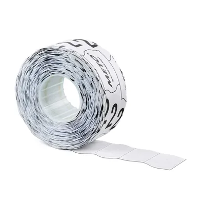 METO Etiquetas Meto Onduladas 26X16 MM Lisa Adh. 2 Rollo de 1000 Unidades