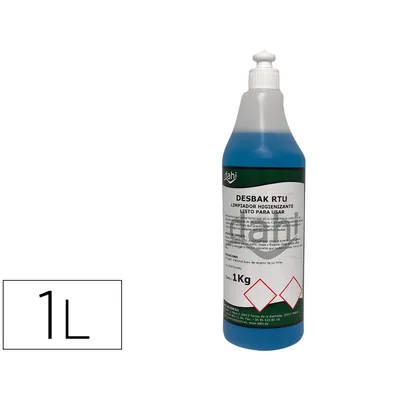 DAHI Limpiador Bactericida Dahi Desbak Azul Botella 1 Litro