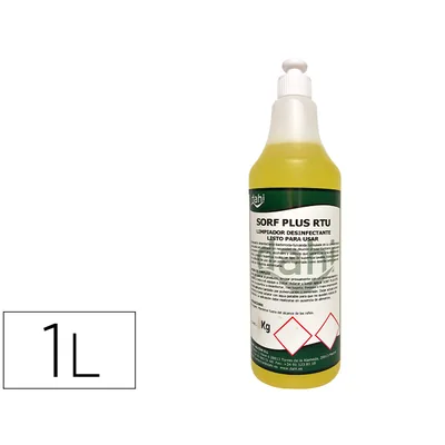DAHI Limpiador Higienizante Desodorizante Desinfectante Dahi Dj Plus Rtv Botella 1 Litro