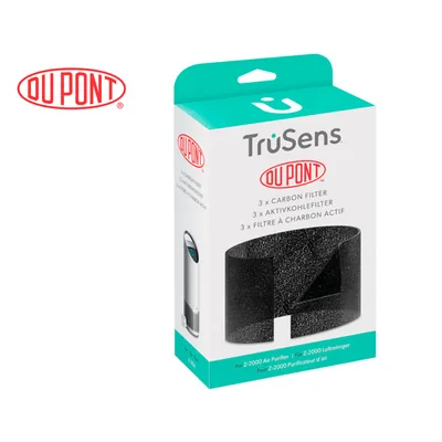 LEITZ Filtro de Carbono Leitz Dupont para Purificador de Aire Trusens Z-2000 Pack de 3 Unidades