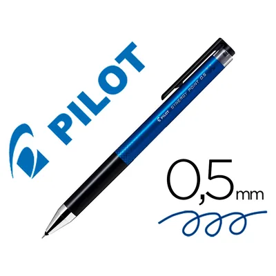 PILOT Boligrafo Pilot Synergy Point Retractil Sujecion de Caucho Tinta Gel 0,5 MM Azul