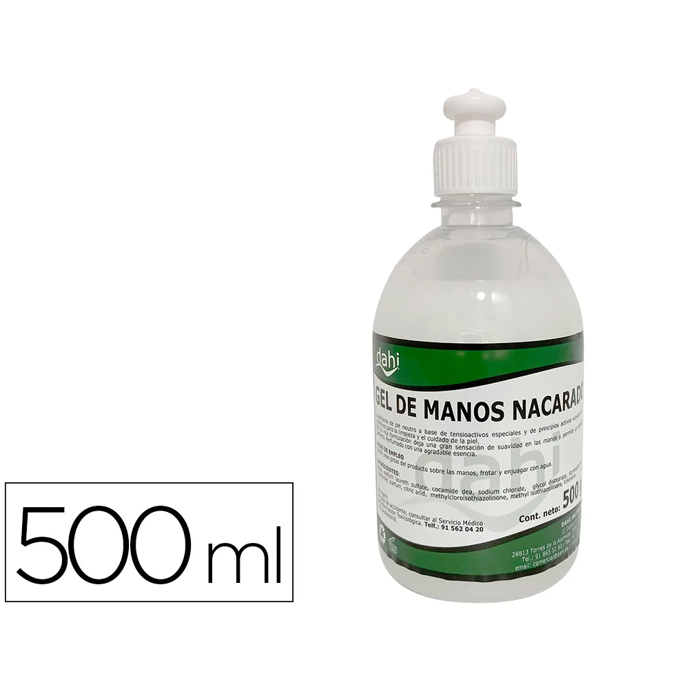 Jabon Liquido Lavamanos Dahi con Dosificador Bote de 500 ML